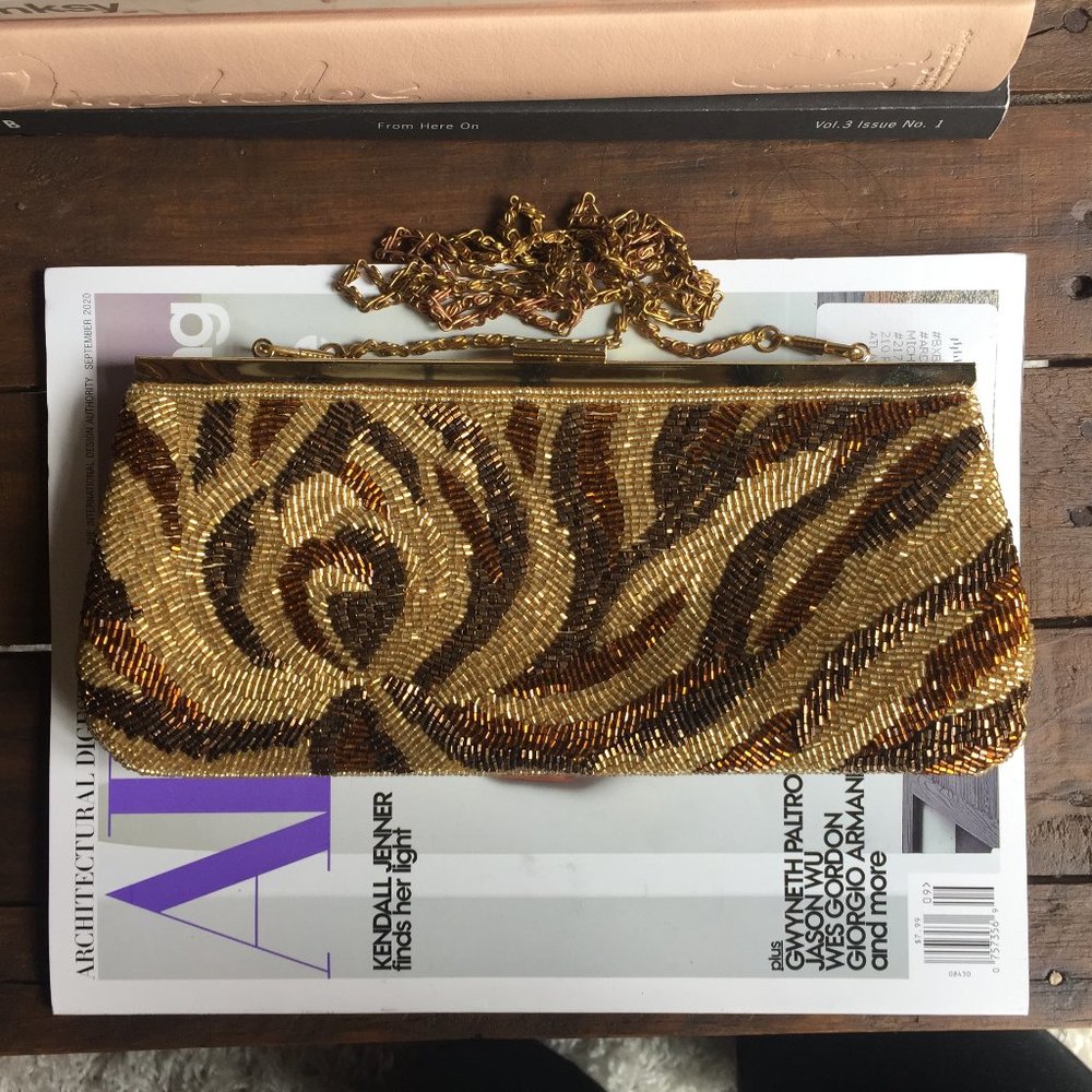 Stunning beaded evening bag